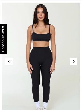 BNWT Azur High-Waist Black Active Leggings